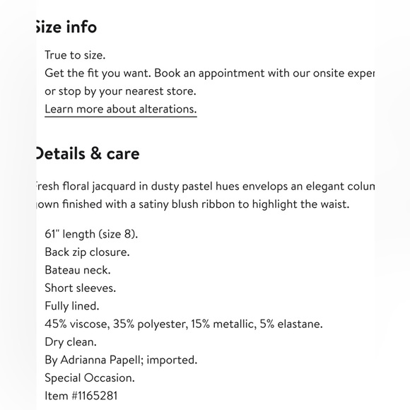 Adrianna Papell Jacquard Column Gown. S3 - Picture 14 of 17